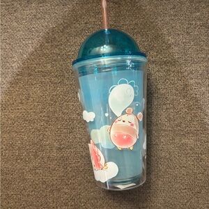 Disney Ufufy Tumbler Cup Brand New Never Used Disney Store Authentic Straw